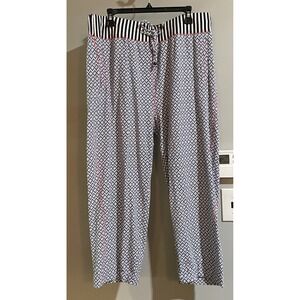 Sundance Pants Pull On Soft Cotton Modal Blend Drawstring‎ Cropped Womens XL